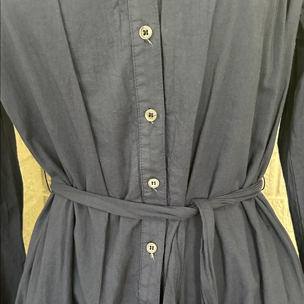 NWT-XiRENA-navy Dixie shirtdress. - Picture 4 of 10